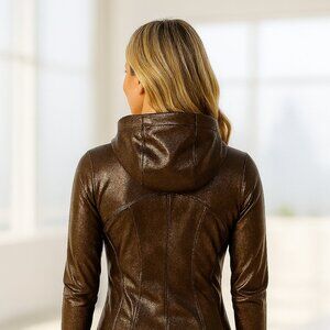 Lululemon Define Jacket Shine – Size 10 – Espresso Shimmer